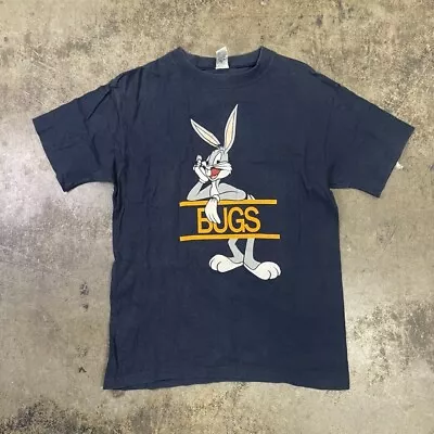 Buy Bugs Bunny T-Shirt Mens Warner Bro Vintage Graphic USA Tee, Navy, Small • 20£