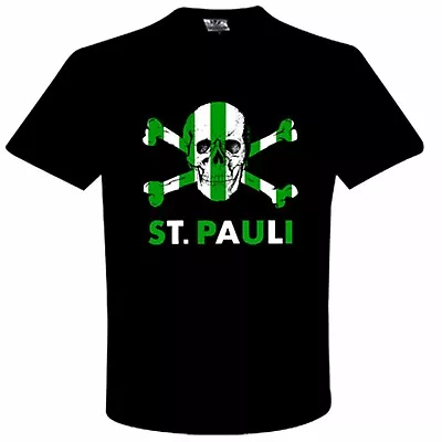 Buy St Pauli & Celtic Skull & Crossbones Friendship T-Shirt, St Pauli Celts T-Shirt • 14.99£