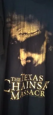 Buy Vintage Texas Chainsaw Massacre🥩Promo Movie Shirt XXL 2003 Blue Grape M &O Knit • 746.87£