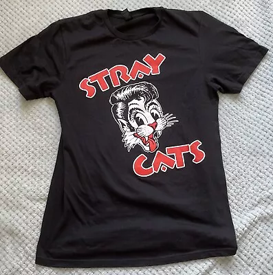 Buy Vintage Stray Cats T-shirt Size S 36  Chest ROCKABILLY • 15£