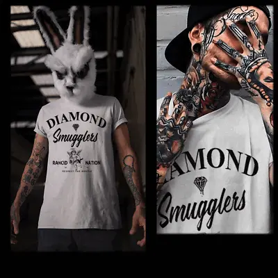 Buy Gangster T-shirt Diamond Smuggle Urban Hip Hop Hustle Mafia Mob Thug White Tee  • 18.63£