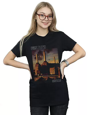 Buy Pink Floyd Women's Animals Poster Boyfriend Fit T-Shirt • 15.99£