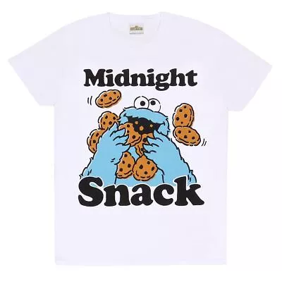 Buy ** Cookie Monster Midnight Snack Sesame Street  Official Licensed T-Shirt ** • 13£