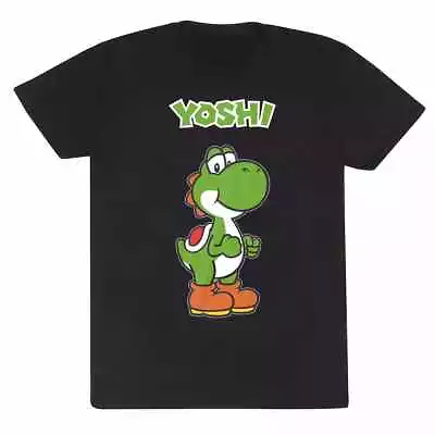 Buy Nintendo Super Mario - Yoshi Name Tag - Large - Unisex - New T-shirt - N777z • 13.59£