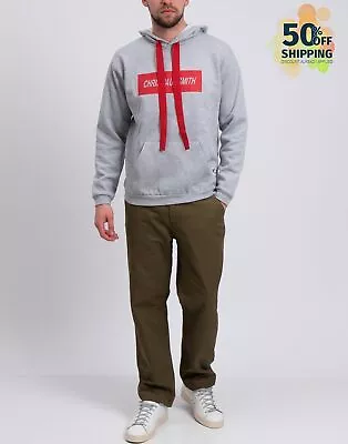 Buy RRP€138 MASTER COAT Hoodie Size M Grey Melange 'CHRIS PAUL SMITH' Made In Italy • 14.99£