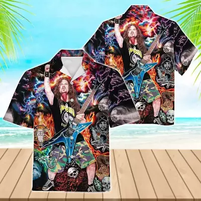 Buy Dimebag Darrell Hawaiian Shirt, Rock Band Shirt, Music Lover Shirt S-5XL Size • 8.39£