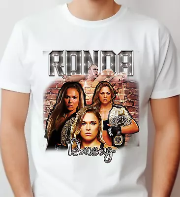 Buy WWE T-shirt Ronda Rousey Mens Womens Kids T Shirt Tee Top SX - 3XL Grun18 • 12.95£