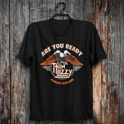 Buy Thin Lizzy Are You Ready Dublin Ireland Live 1980 T Shirt Phil Lynott Gary Moore • 18.63£