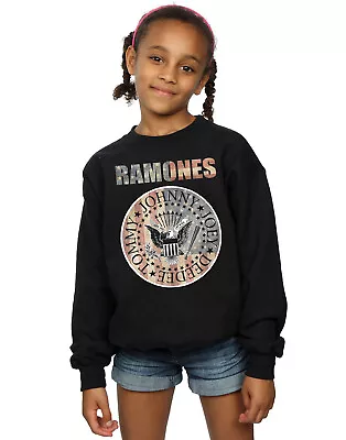 Buy Ramones Girls Flag Seal Sweatshirt • 15.99£