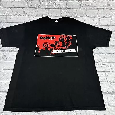 Buy Rancid T-Shirt Tee Band Tour Punk Rock Hardcore Metal 2006-2007 Y2K • 61.32£
