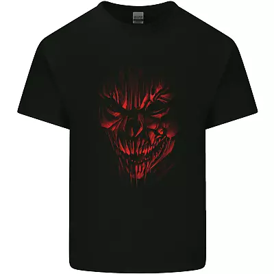 Buy Demon Skull Devil Satan Grim Reaper Gothic Mens Cotton T-Shirt Tee Top • 8.75£