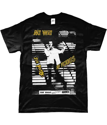 Buy SID VICIOUS 'My Way' T-shirt - Black • 16.49£