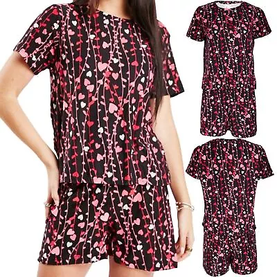 Buy Pyjamas PJ Ladies Womens Lounge Wear Night Wear Soft Touch Short Suit Plus Size • 7.99£