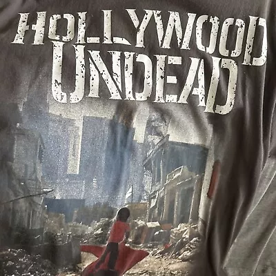 Buy Hollywood Undead Graphic T-Shirt - Black - Adult Unisex XL- Rap Rock 2 Sided • 19.42£