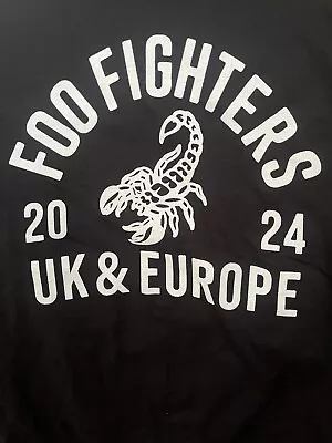 Buy Foo Fighters 2024 New Black T-shirt Size Medium • 19.99£