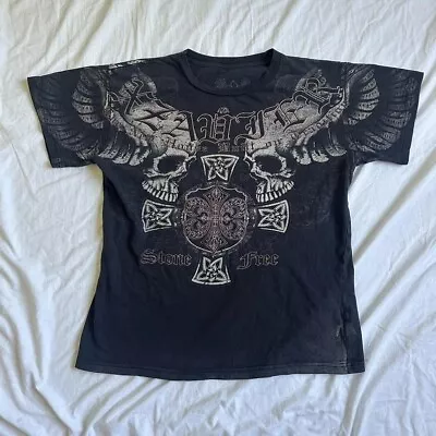 Buy Y2K Gothic Skull T-shirt • 23.99£
