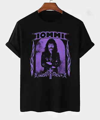 Buy Vintage Tony Iommi Purple Short Sleeve Cotton Black S-234XL Unisex Shirt MM1319 • 17.73£
