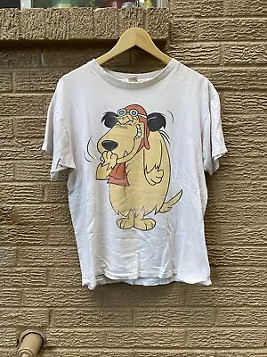Buy Vintage Wacky Races Muttley T-Shirt Size M Double Sided 1993 90s Hanna Barbera • 23.34£