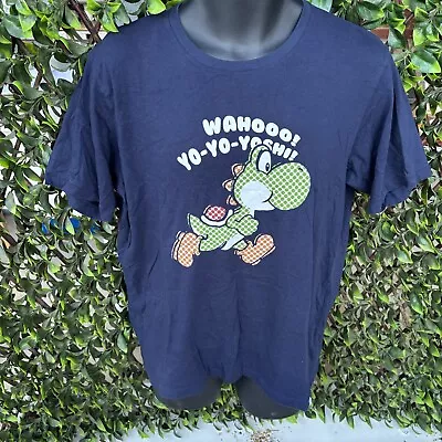 Buy YOSHI Nintendo Mens M Tee Shirt T-shirt Uniqlo UT Blue Yoyo Vgc • 24.47£