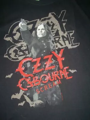 Buy OZZY OSBOURNE Rare SCREAM Promo T SHIRT 2010 XL Gildan • 19.99£