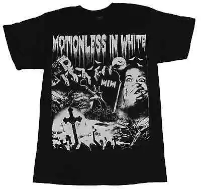 Buy Motionless In White  Black Short Sleeve Cotton T-shirt Unisex S-5XL VM8633 • 21.46£
