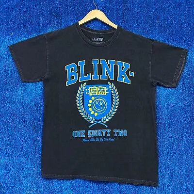 Buy Blink-182 Going Away To College Coat Of Arms Pop Punk Tee M • 23.30£