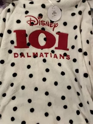 Buy Disney 101 Dalmatians Ladies Fleece Pyjamas Women's Winter Warm Pjs Set Primark • 22.99£
