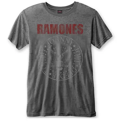 Buy The Ramones Presidential Seal Burnout Official Tee T-Shirt Mens • 14.99£
