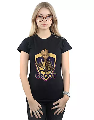 Buy Marvel Women's Guardians Of The Galaxy Groot Badge T-Shirt • 13.99£