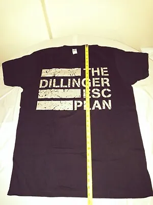 Buy The DILLINGER ESCAPE PLAN Silver Logo RaRe Concert Tour NEW 2008 XL T-SHIRT • 46.68£