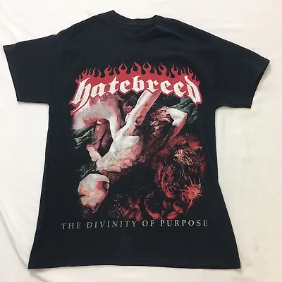 Buy HATEBREED Tour Shirt Men L Black Distressed Divinity Of Purpose Fall 2013 SS • 33.44£