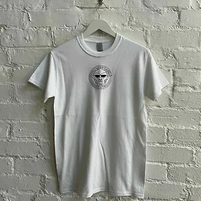 Buy MF Doom Medusa Embroidered White Tee T-shirt Top • 19.99£