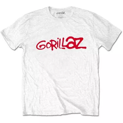 Buy Gorillaz Logo White Official Tee T-Shirt Mens • 14.99£