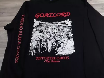 Buy Goatlord LS Shirt  Black/Death/Doom Metal Cianide Nunslaughter Winter XL • 38.50£