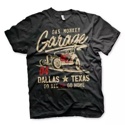 Buy Official Gas Monkey Garage Go Big Or Go Home Black T-Shirt • 11.95£