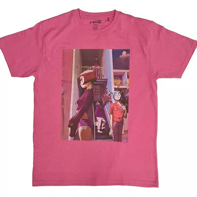 Buy Gorillaz The Static Channel Pink T-Shirt NEW OFFICIAL • 16.79£