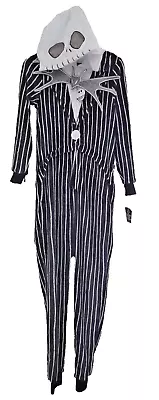Buy 💀 Women's XS Jack Skellington Romper Lounge Union Suit Pajamas PJ New NWT  Xmas • 17.11£