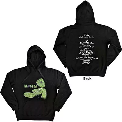 Buy Korn 'Issues Tracklist' Black Pullover Hoodie - NEW OFFICIAL • 29.99£