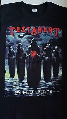 Buy Testament Souls Black T Shirt Thrash Metal Exodus Overkill Metallica Slayer • 21.64£