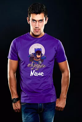 Buy Batman Personalised T-Shirt Funny Any Name Justice League Fans Unisex Gifts Top • 12.99£
