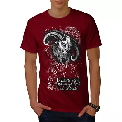 Buy Wellcoda Devil Satan Hell Skull Hell Mens T-shirt • 17.99£