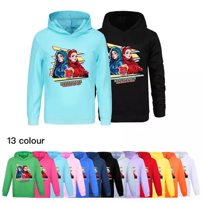 Buy Kids Descendants The Rise Of Red Hoodie Casual Sweatshirt T-shirts Hoody Tops UK • 7.99£