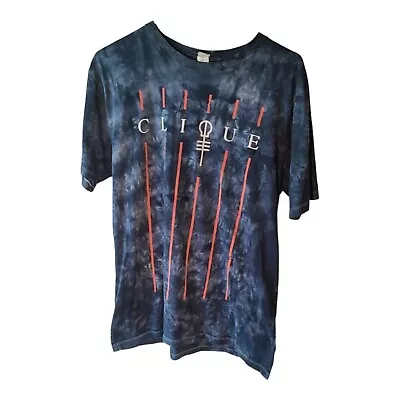 Buy 21 Pilots Clique Black Tie Dye Concert Tour T-Shirt Size Large • 22.41£