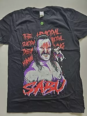 Buy Sabu ECW WWE AEW Wrestle Crate UK Exclusive T Shirt New Medium  • 14.99£