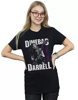 Buy Pantera Women's Dimebag Darrell Guitar Boyfriend Fit T-Shirt • 15.99£