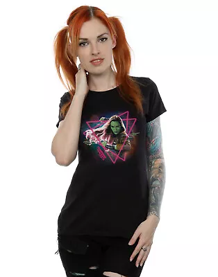 Buy Marvel Women's Guardians Of The Galaxy Neon Gamora T-Shirt • 13.99£