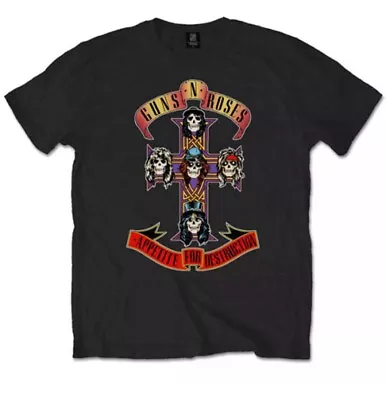 Buy Guns N Roses Appetite For Destruction Rock Official Tee T-Shirt Mens Unisex - M • 15.50£