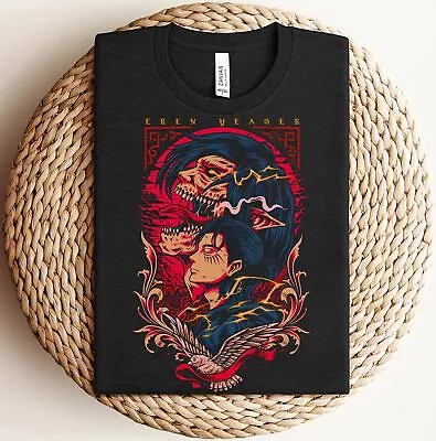 Buy Eren Titan Form Shirt, Attack Titan, AOT, Best Anime Tshirt, Anime Graphic Tee • 21.46£