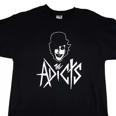Buy Vintage The Adicts T Shirt Mens Size Medium Black Y2K British Punk Rock Band • 28£