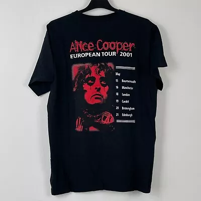 Buy Alice Cooper Brutal Planet Tour 2001 Screen Stars Rare Vintage Band T-Shirt L • 10£